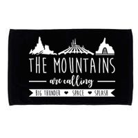The Mountains Are Calling Big Thunder Space Splash Microfiber Hand Towel