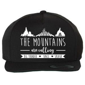 The Mountains Are Calling Big Thunder Space Splash Wool Snapback Cap