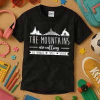 The Mountains Are Calling Big Thunder Space Splash Kids T-Shirt