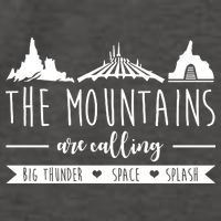 The Mountains Are Calling Big Thunder Space Splash Vector Backpack