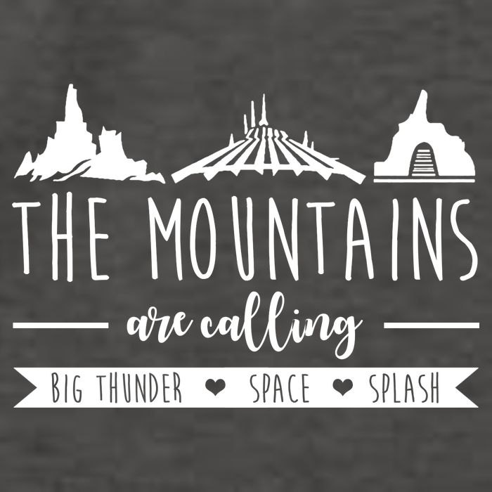 The Mountains Are Calling Big Thunder Space Splash Vector Backpack