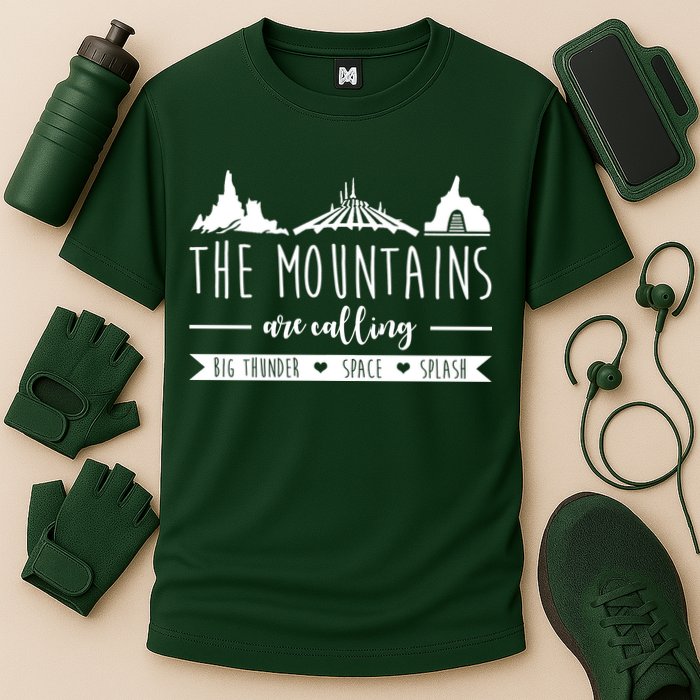 The Mountains Are Calling Big Thunder Space Splash Performance Shirt