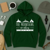 The Mountains Are Calling Big Thunder Space Splash Hoodie
