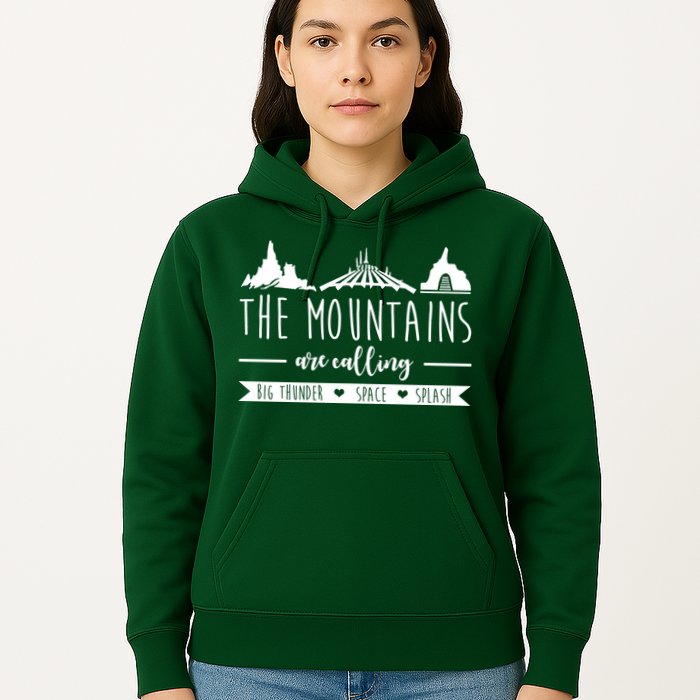 The Mountains Are Calling Big Thunder Space Splash Hoodie