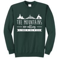 The Mountains Are Calling Big Thunder Space Splash Sweatshirt