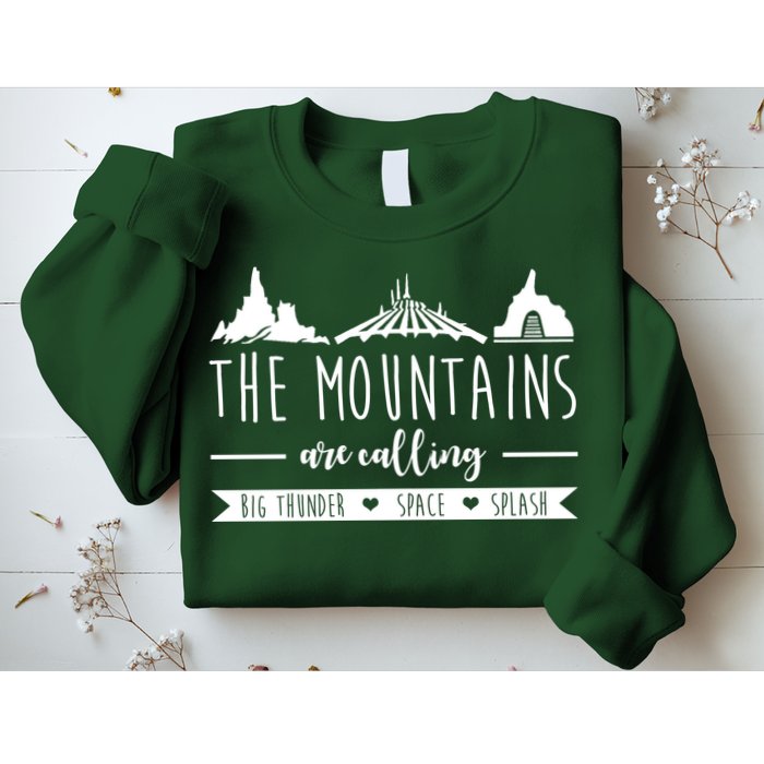 The Mountains Are Calling Big Thunder Space Splash Sweatshirt