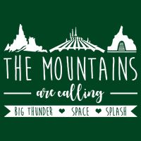 The Mountains Are Calling Big Thunder Space Splash Mousepad