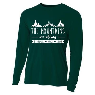 The Mountains Are Calling Big Thunder Space Splash Cooling Performance Long Sleeve Crew