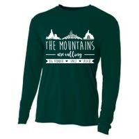 The Mountains Are Calling Big Thunder Space Splash Cooling Performance Long Sleeve Crew