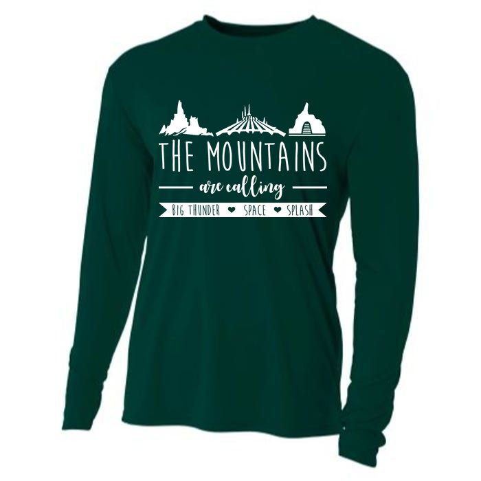 The Mountains Are Calling Big Thunder Space Splash Cooling Performance Long Sleeve Crew