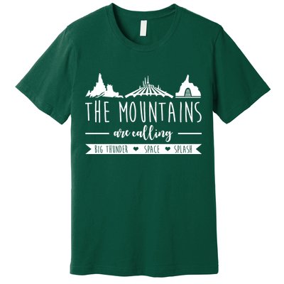 The Mountains Are Calling Big Thunder Space Splash Premium T-Shirt