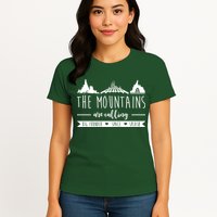 The Mountains Are Calling Big Thunder Space Splash Womens T-Shirt