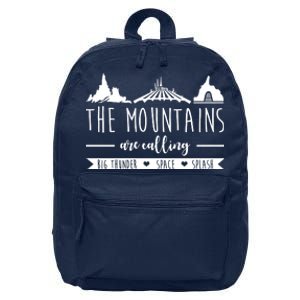 The Mountains Are Calling Big Thunder Space Splash 16 in Basic Backpack