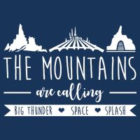 The Mountains Are Calling Big Thunder Space Splash Infant Baby Jersey Bodysuit