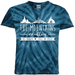 The Mountains Are Calling Big Thunder Space Splash Kids Tie-Dye T-Shirt