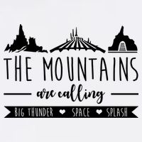 The Mountains Are Calling Big Thunder Space Splash Garment-Dyed Sweatshirt