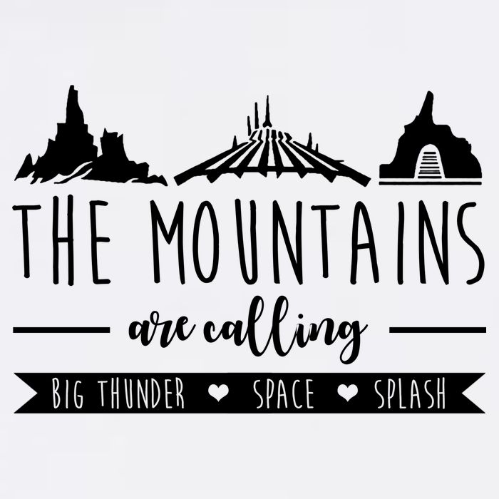 The Mountains Are Calling Big Thunder Space Splash Garment-Dyed Sweatshirt