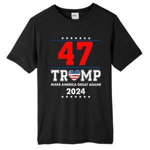 Trump Make American Again Tall Fusion ChromaSoft Performance T-Shirt