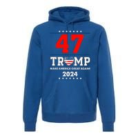 Trump Make American Again Premium Hoodie