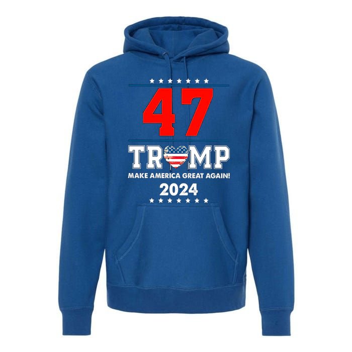 Trump Make American Again Premium Hoodie