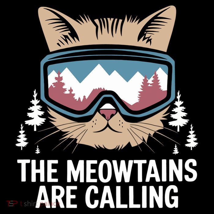 The Meowtains Are Calling Funny Cat Lover Design Impact Tech Backpack
