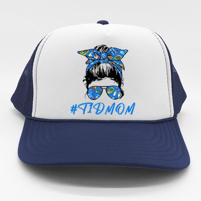 T1D Mom  A T1D Proud Mom For Diabetes Awareness  Trucker Hat