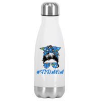 T1D Mom  A T1D Proud Mom For Diabetes Awareness  Stainless Steel Insulated Water Bottle