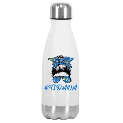 T1D Mom  A T1D Proud Mom For Diabetes Awareness  Stainless Steel Insulated Water Bottle