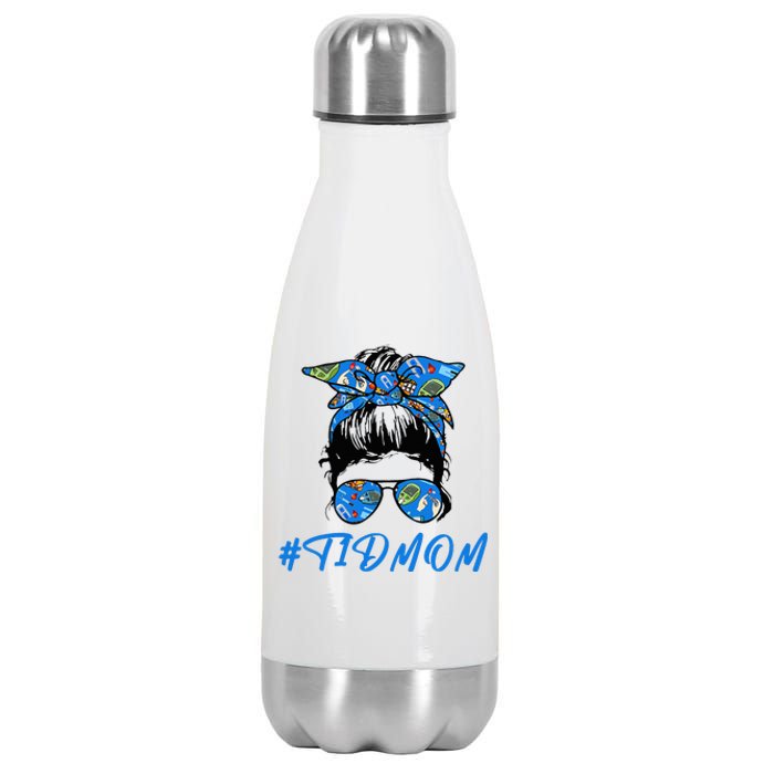 T1D Mom  A T1D Proud Mom For Diabetes Awareness  Stainless Steel Insulated Water Bottle