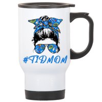 T1D Mom  A T1D Proud Mom For Diabetes Awareness  Stainless Steel Travel Mug