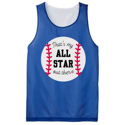 ThatS My All Star Baseball Cool Gift For Moms On Game Day Gift Mesh Reversible Basketball Jersey Tank