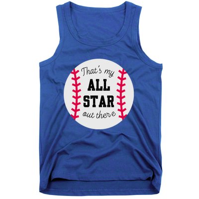 ThatS My All Star Baseball Cool Gift For Moms On Game Day Gift Tank Top