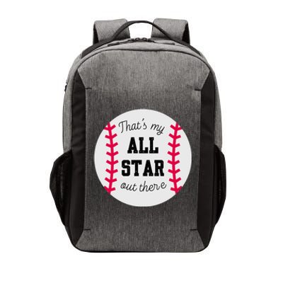 ThatS My All Star Baseball Cool Gift For Moms On Game Day Gift Vector Backpack