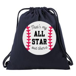 ThatS My All Star Baseball Cool Gift For Moms On Game Day Gift Drawstring Bag