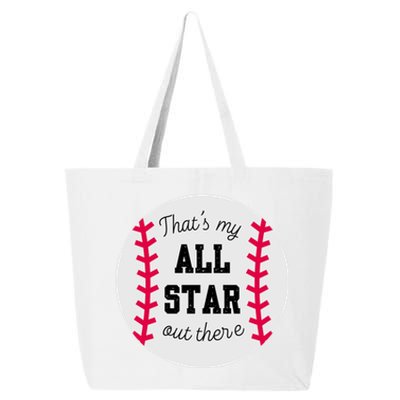 ThatS My All Star Baseball Cool Gift For Moms On Game Day Gift 25L Jumbo Tote