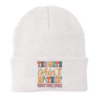 The Math AinT Mathin Meme Knit Cap Winter Beanie