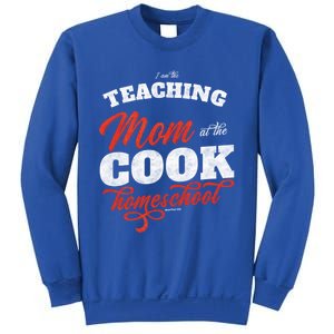 Teaching Mom At The Cook Homeschool Gift Mom Teacher Gift Sweatshirt