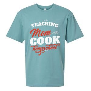 Teaching Mom At The Cook Homeschool Gift Mom Teacher Gift Sueded Cloud Jersey T-Shirt