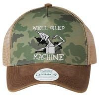 Tin Man Art Well Oiled Machine Retro Wizard Of Oz Legacy Tie Dye Trucker Hat