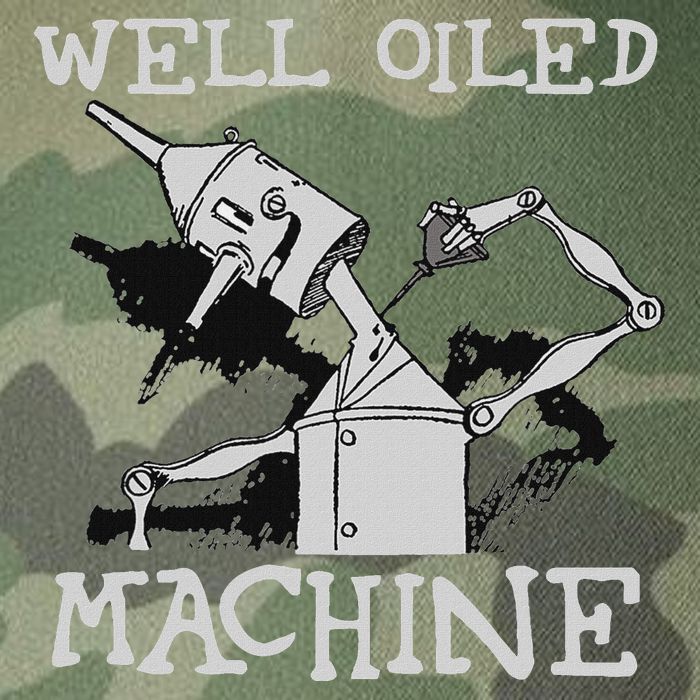 Tin Man Art Well Oiled Machine Retro Wizard Of Oz Legacy Tie Dye Trucker Hat