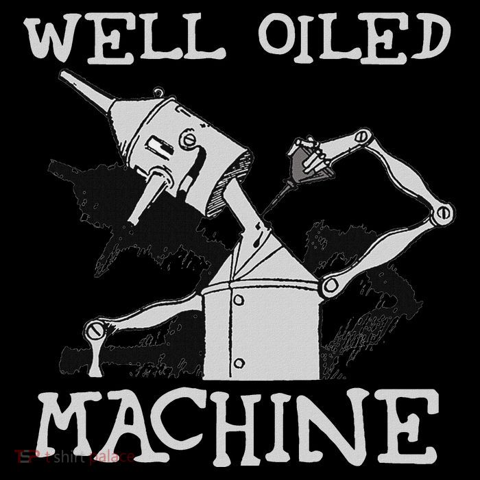 Tin Man Art Well Oiled Machine Retro Wizard Of Oz Stripe Pom Pom Beanie