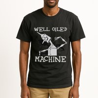 Tin Man Art Well Oiled Machine Retro Wizard Of Oz Tall T-Shirt