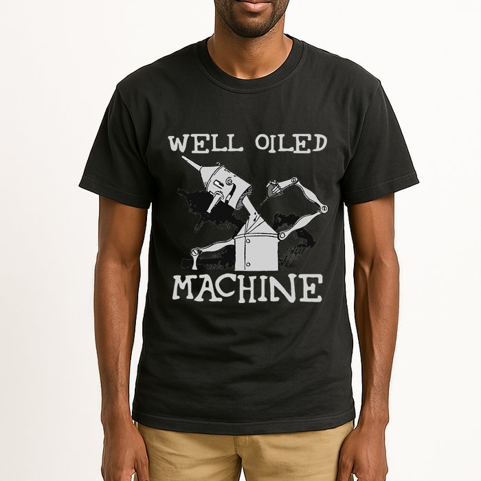 Tin Man Art Well Oiled Machine Retro Wizard Of Oz Tall T-Shirt