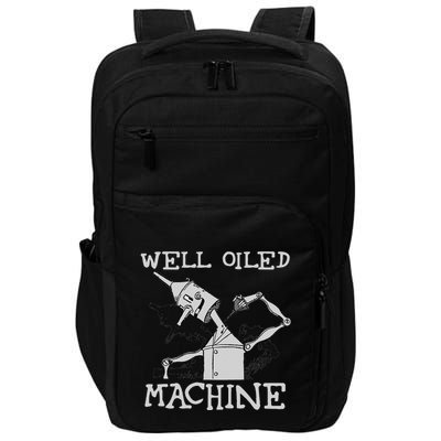 Tin Man Art Well Oiled Machine Retro Wizard Of Oz Impact Tech Backpack