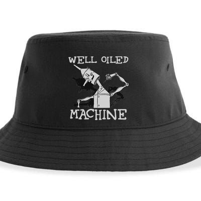 Tin Man Art Well Oiled Machine Retro Wizard Of Oz Sustainable Bucket Hat