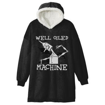 Tin Man Art Well Oiled Machine Retro Wizard Of Oz Hooded Wearable Blanket