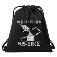 Tin Man Art Well Oiled Machine Retro Wizard Of Oz Drawstring Bag