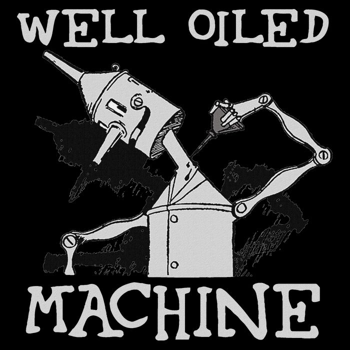 Tin Man Art Well Oiled Machine Retro Wizard Of Oz Drawstring Bag