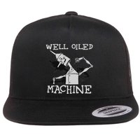 Tin Man Art Well Oiled Machine Retro Wizard Of Oz Flatbill Hat