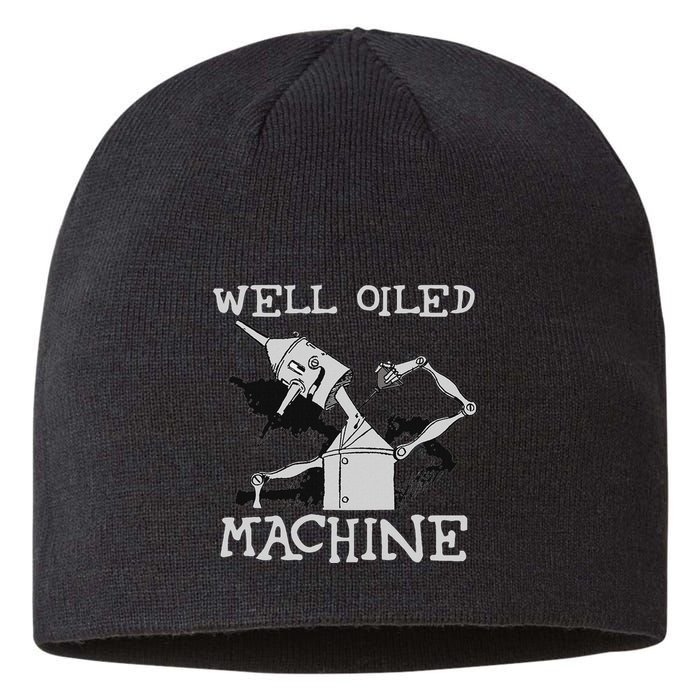 Tin Man Art Well Oiled Machine Retro Wizard Of Oz Sustainable Beanie